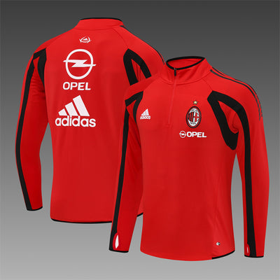 Retro AC Mailand Trainingsanzüge 2005-06 Fußball-Trikot