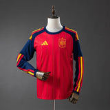 Spain Home Jersey 2026 World Cup Football Kit Long Sleeves PalmSportss
