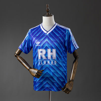Schalke 04 Trikot 1988-89 Heim Retro Fußballtrikot