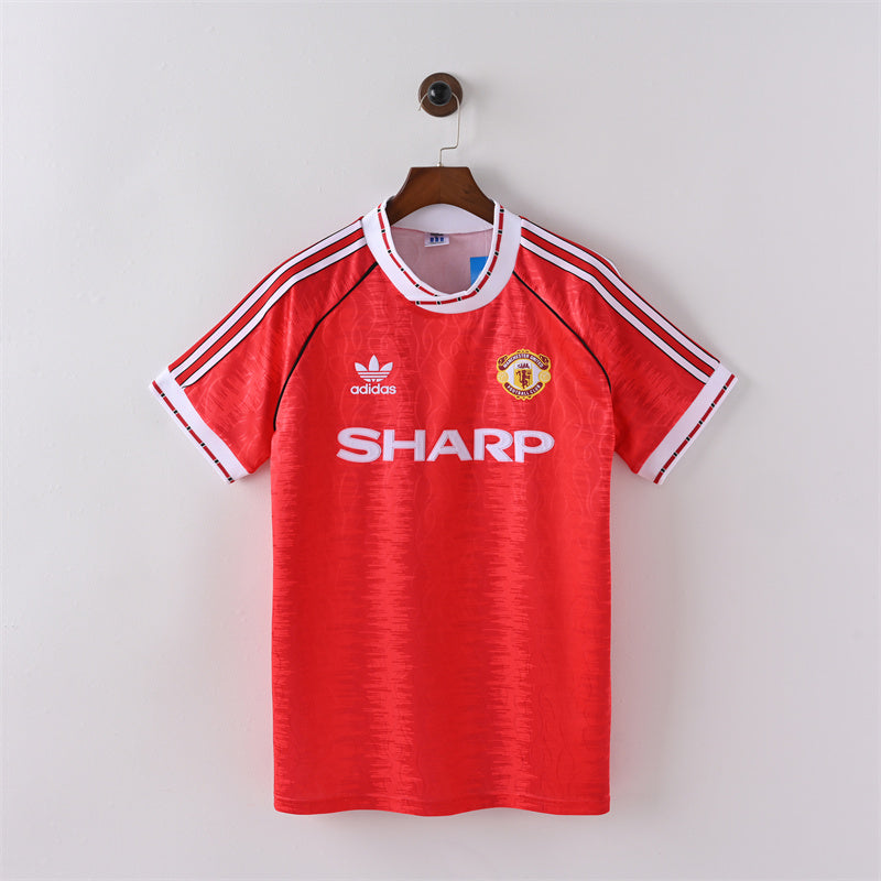 Retro Man United Trikot 1991-92 Heimtrikot Fußballtrikot