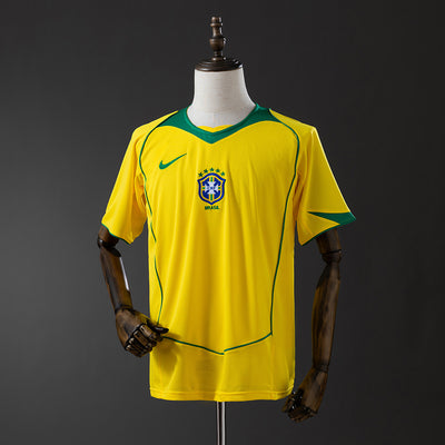 Brasilien Trikot 2004 Heim Retro Fußballtrikot