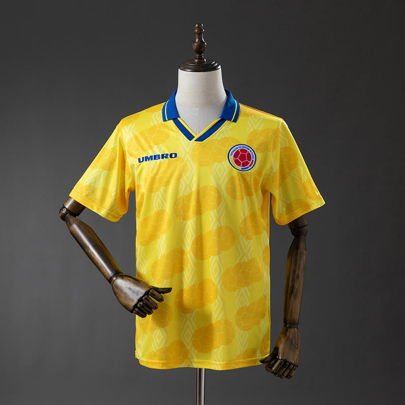 Kolumbien Trikot 1994 Heim Retro Fußballset