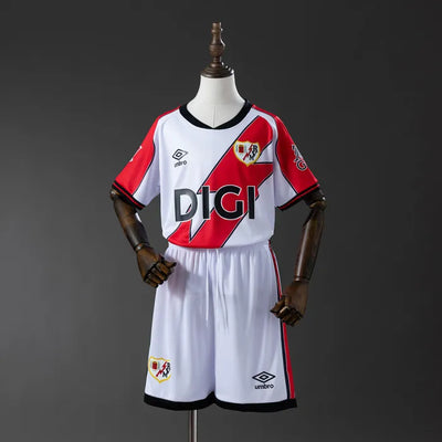 Kids Rayo Vallecano Jersey 2025/26 Home Football Kit