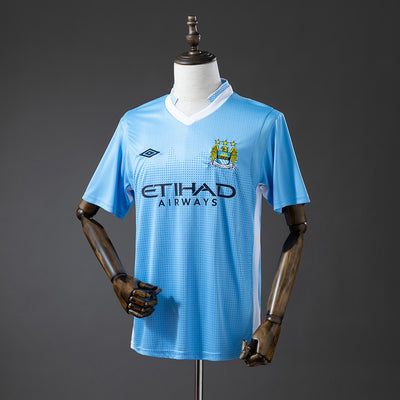 Manchester City Trikot 2011/12 Heim Retro Fußballtrikot