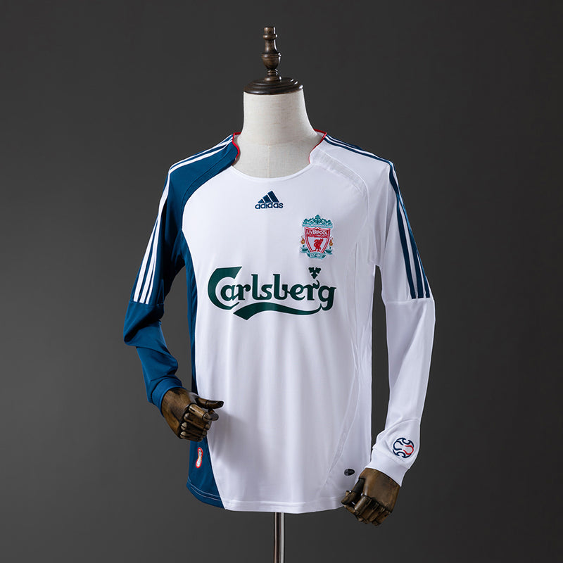Liver Jersey 2006-07 Away Retro Football Kit Long Sleeves