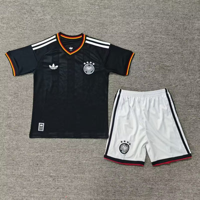 Kinder Deutschland Schwarzes Trikot Fußballtrikot für die WM 2026