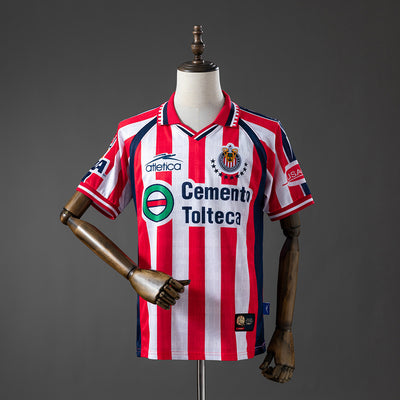 Chivas Heimtrikot 1999-2000 Retro Fußball-Trikot Fußballshirt