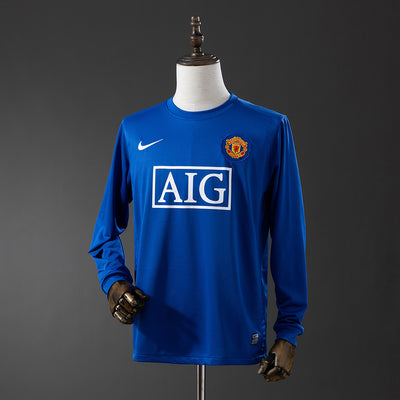 Man United Trikot 2008/09 Drittes Retro-Kit Langarm