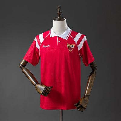 Sevilla Trikot 1992-93 Auswärts Retro Fußballtrikot