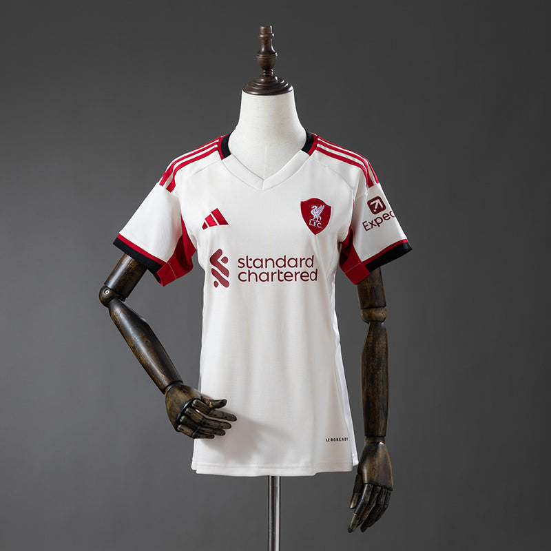 Damen Liverpool Trikot 25/26 Auswärts Fußballtrikot