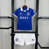 Kids Rangers Jersey 25/26 Home Football Kit Soccer Jersey - PalmSportss