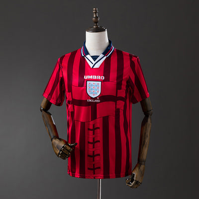England Trikot 1998 Auswärts Retro Fußball-Set