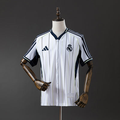 Real Madrid Trikot 25/26 Weißes Baseball-Kit