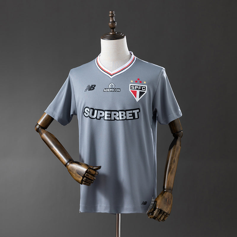 Sao Paulo Trikot 25/26 Grau Fußball-Kit