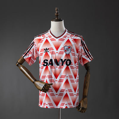 River Plate Auswärtstrikot 1992-93 Retro Fußballtrikot