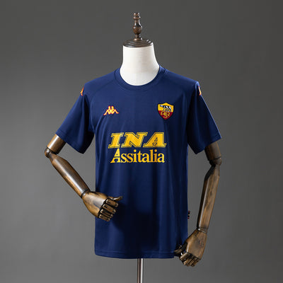 Rom Trikot 2000-01 Auswärts Retro Fußballtrikot