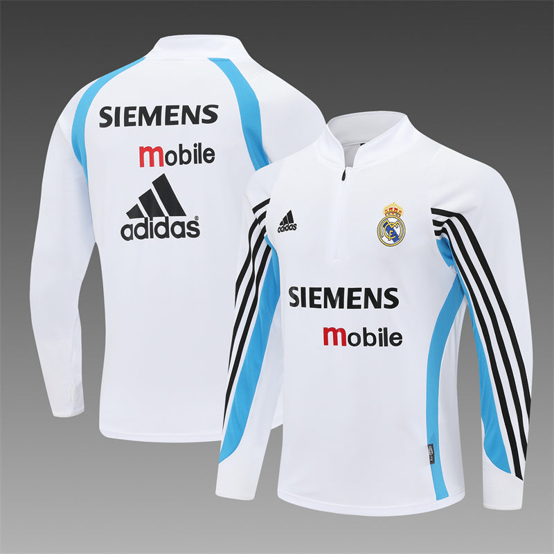 Retro Real Madrid Trainingsanzüge 2003-04 Fußballtrikot