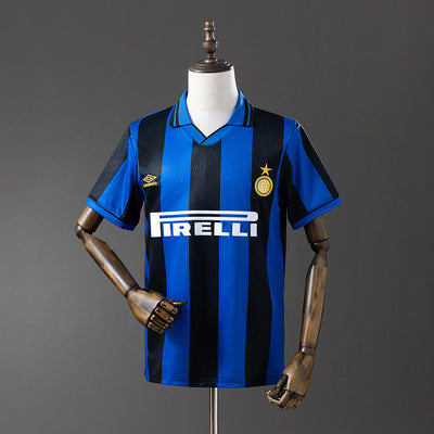 Retro Inter Mailand Trikot 1995-96 Heim-Fußballtrikot