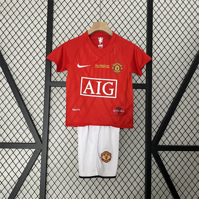Retro Kinder Man Utd Heimtrikot 07/08