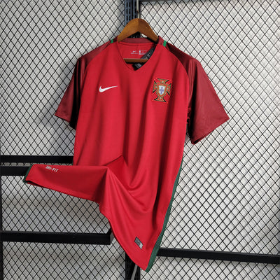 Portugal Trikot Heim 2016 Retro