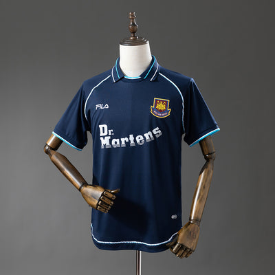 West Ham United Trikot 1999-01 Drittes Retro-Fußballtrikot