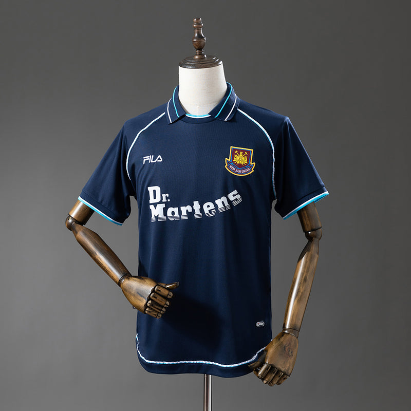West Ham United Trikot 1999-01 Drittes Retro-Fußballtrikot