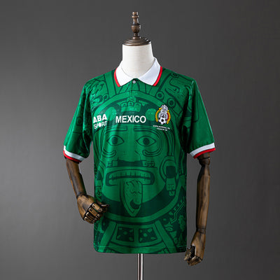 Mexiko Trikot 1998 Heim Retro Fußball Trikot