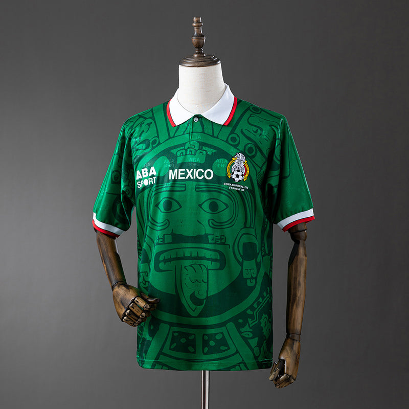 Mexiko Trikot 1998 Heim Retro Fußball Trikot