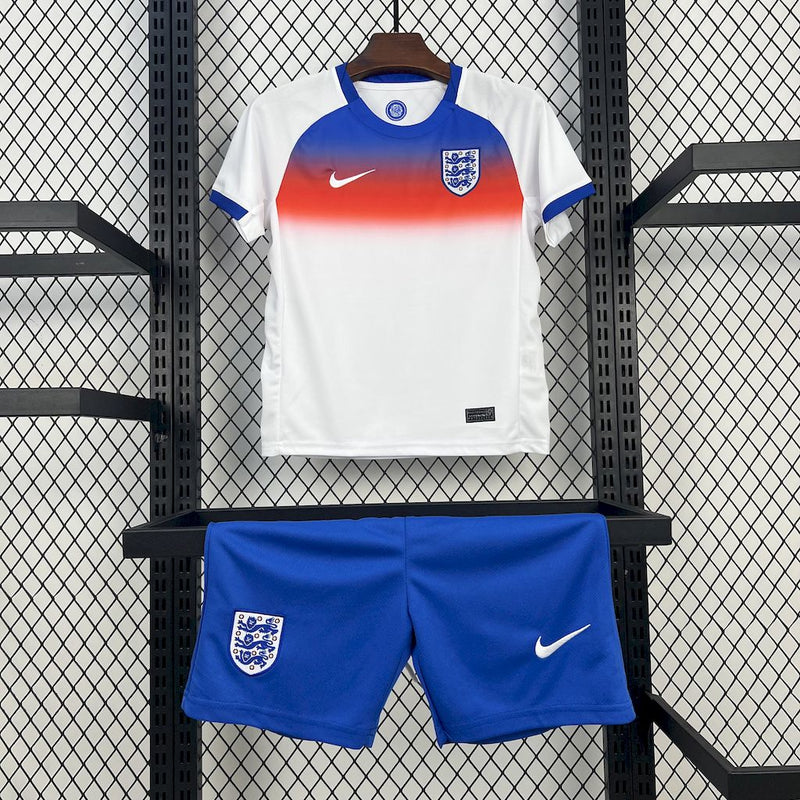 Kinder England Heimtrikot 2025 Frauen-EM Fußballtrikot