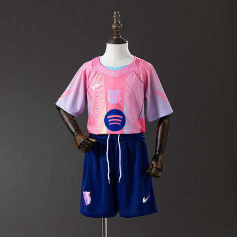 Kinder Barcelona Trikot 25/26 Pink Special Fußballset