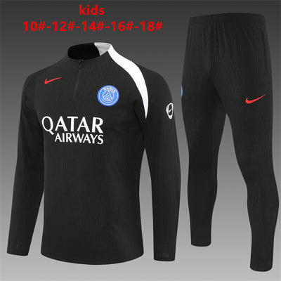 Kinder Spielerversion PSG Trainingsanzüge 25/26 Fußballtrikot