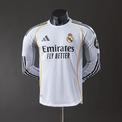 Real Madrid Trikot 25/26 Heimtrikot Langarm Spielerversion
