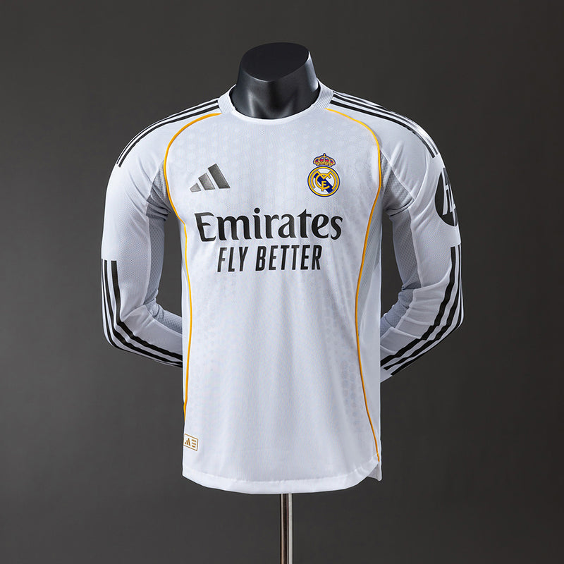 Real Madrid Trikot 25/26 Heimtrikot Langarm Spielerversion