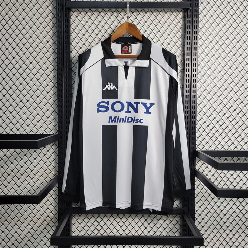 JUV Trikot 97/98 Langarm Historie Retro Fußballtrikots Wunschname 1997 1998 Fußball Sportshirt