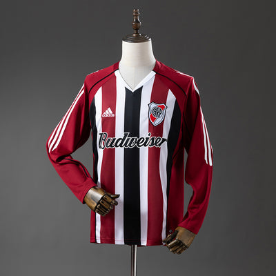 River Plate Trikot 2005/06 Auswärts Retro Fußballtrikot Langarm