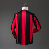 AC Milan Jersey 2010-11 Home Retro Kit Long Sleeves