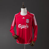 Liverpool Jersey 2006-07 Home Retro Football Kit Long Sleeves PalmSportss
