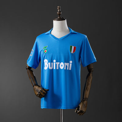 Neapel Trikot 1987-88 Heim Retro Fußballtrikot