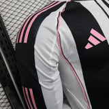 Player Version JUV Jersey 25/26 Home Long Sleeves Football Kit Soccer Jersey