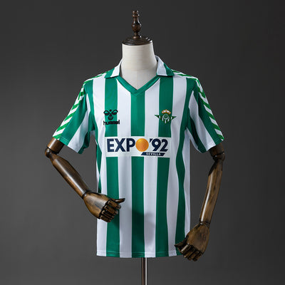 Real Betis Trikot 1987-89 Heim Retro Fußball-Kit