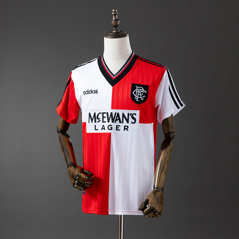 Rangers Trikot 1995-96 Auswärts Retro Fußballtrikot