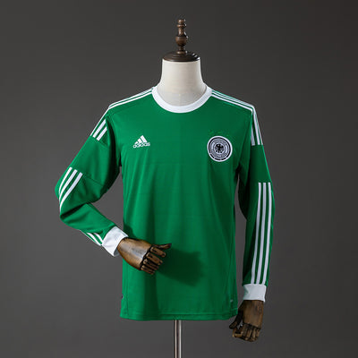 Deutschland Auswärtstrikot 2012 Langarm Retro Fußball T-Shirt