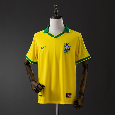 Brasilien Trikot 1997 Heim Retro-Kit