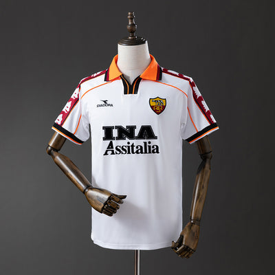 Rom Trikot 1998-99 Auswärts Retro Fußballtrikot