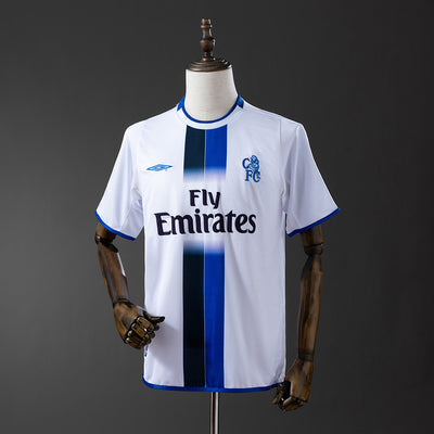 Chelsea Trikot 2003-05 Auswärts Retro Fußballtrikot