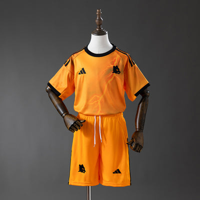 Kinder AS Rom Trikot 25/26 Auswärts Fußball Kit