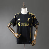 Liverpool Jersey 2025/26 Black Football Kit Fans Version