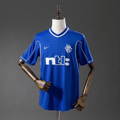 Rangers Trikot 1999-01 Heim Retro Fußball-Trikot