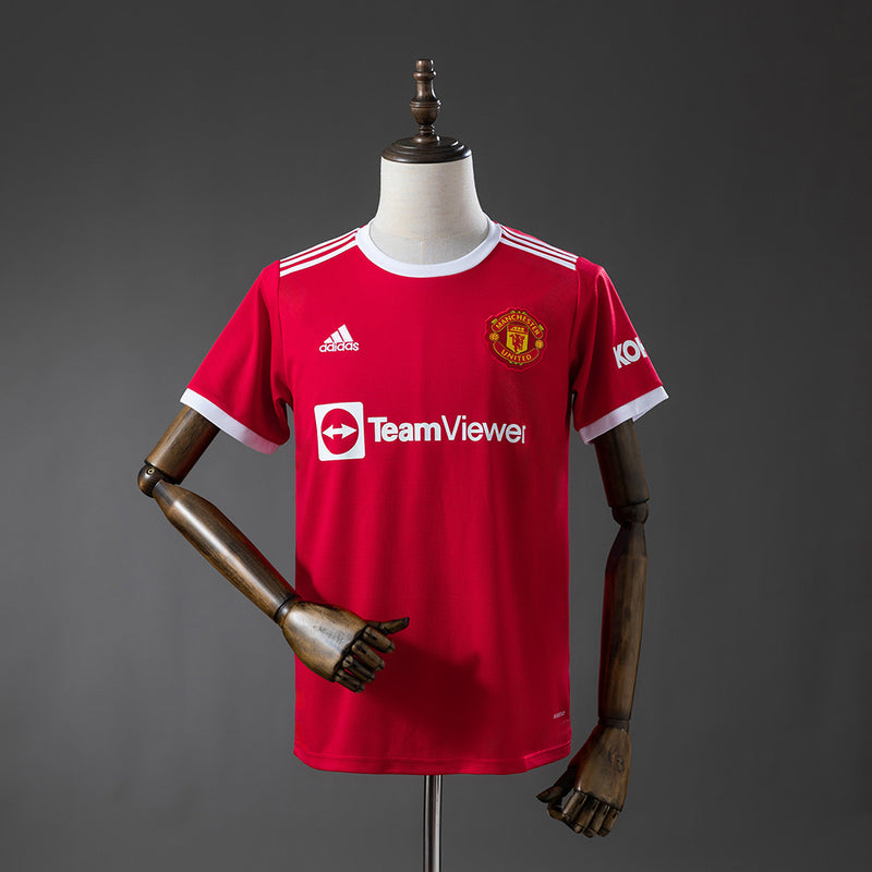 Manchester United Heimtrikot 2021-22 Retro Fußballtrikot
