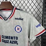 Kids Cruz Azul Jersey 25/26 Away Football Kit Soccer Jersey - PalmSportss